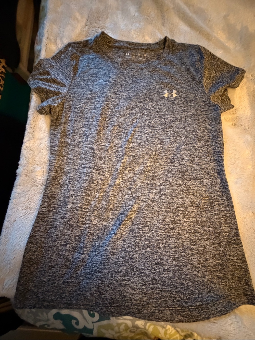 Under Armour Women's Gray Heather Performance Short Sleeve Tee